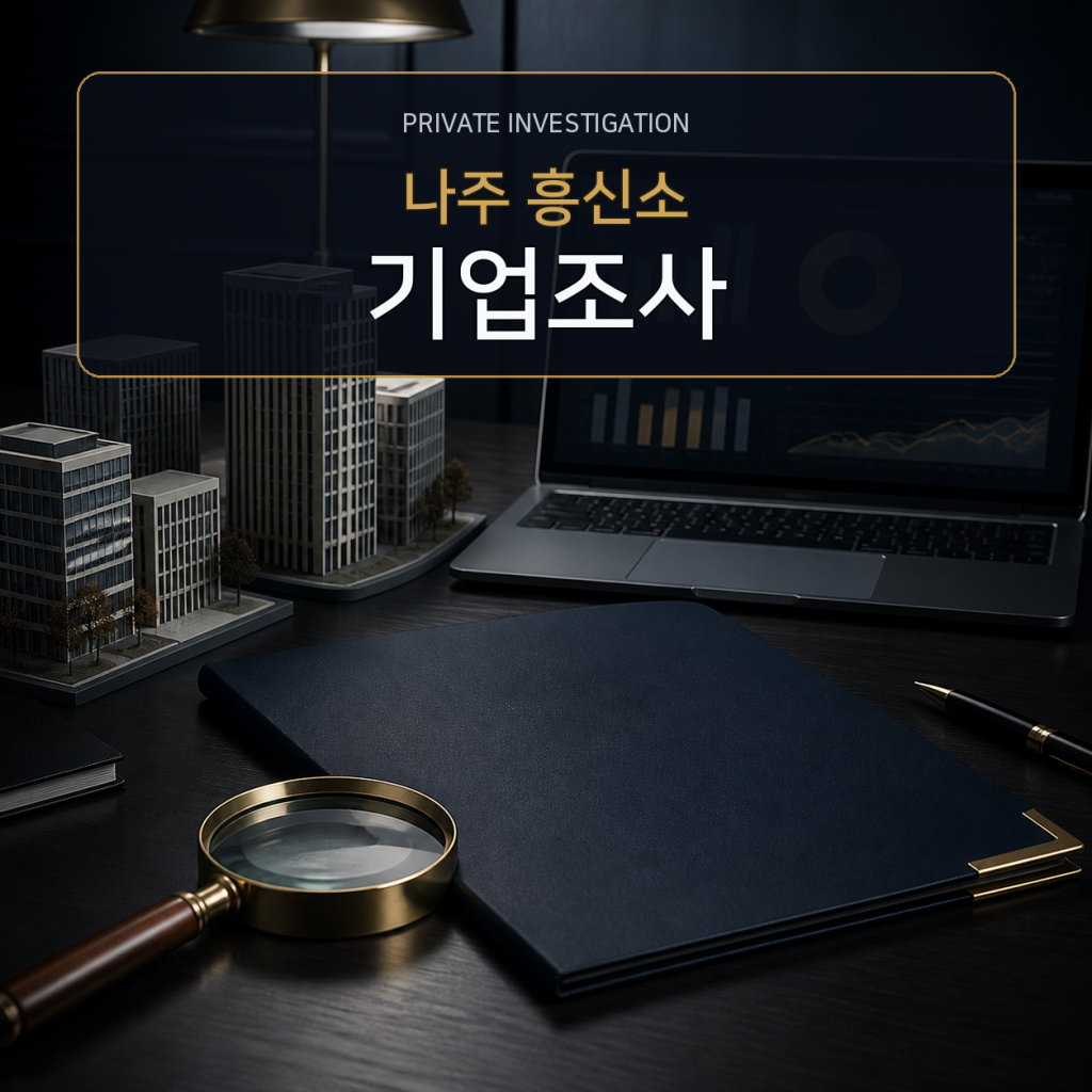 나주 기업·거래처 조사 전문 흥신소