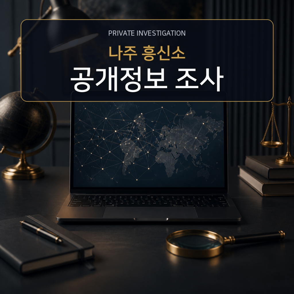 나주 디지털 공개정보 조사 전문 흥신소